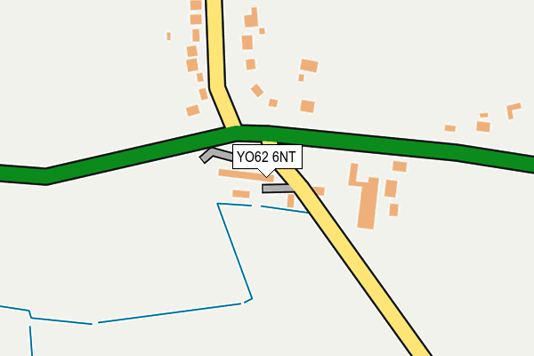YO62 6NT map - OS OpenMap – Local (Ordnance Survey)