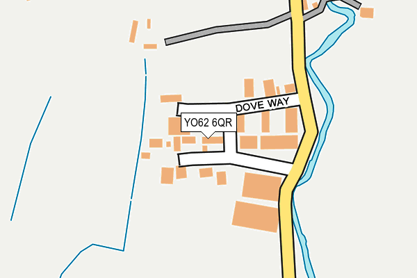YO62 6QR map - OS OpenMap – Local (Ordnance Survey)