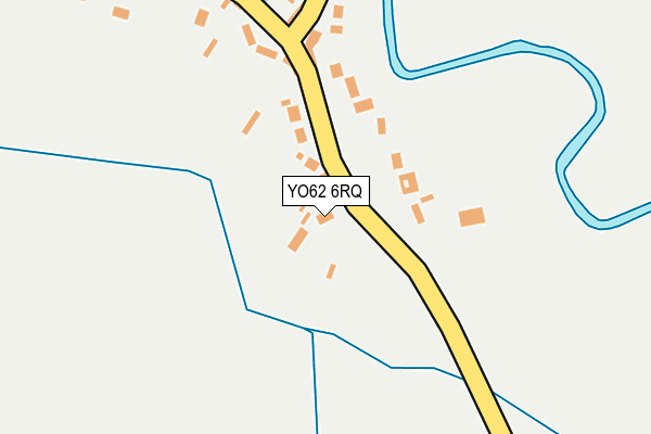 YO62 6RQ map - OS OpenMap – Local (Ordnance Survey)