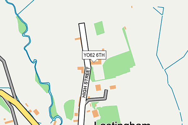 YO62 6TH map - OS OpenMap – Local (Ordnance Survey)