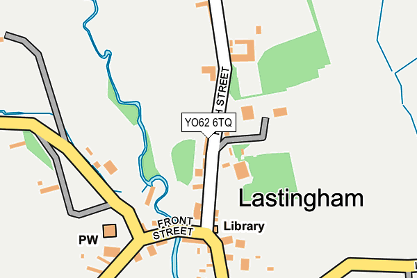 YO62 6TQ map - OS OpenMap – Local (Ordnance Survey)