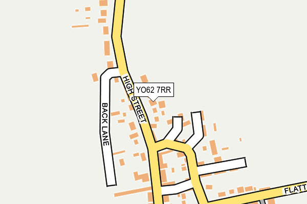 YO62 7RR map - OS OpenMap – Local (Ordnance Survey)
