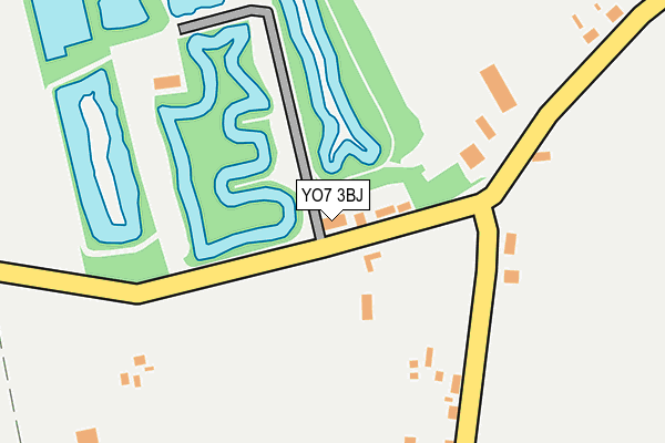 YO7 3BJ map - OS OpenMap – Local (Ordnance Survey)