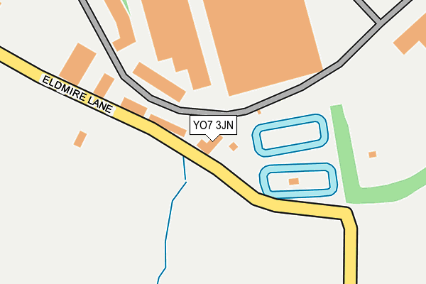 YO7 3JN map - OS OpenMap – Local (Ordnance Survey)