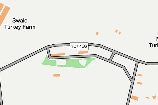 YO7 4EG map - OS OpenMap – Local (Ordnance Survey)