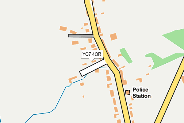 YO7 4QR map - OS OpenMap – Local (Ordnance Survey)