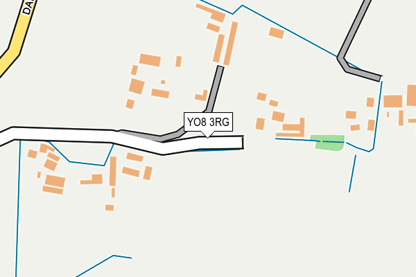 YO8 3RG map - OS OpenMap – Local (Ordnance Survey)
