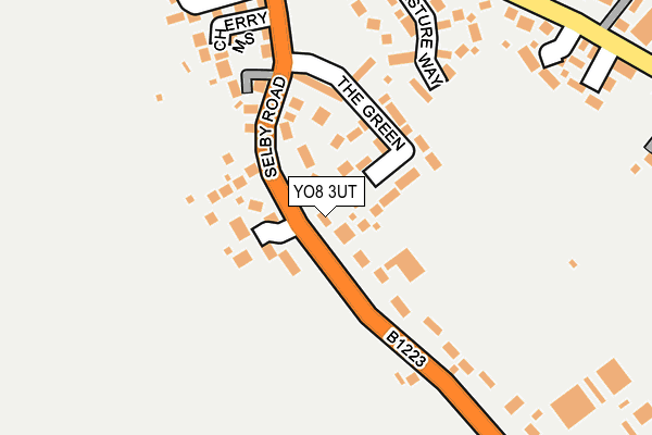 YO8 3UT map - OS OpenMap – Local (Ordnance Survey)
