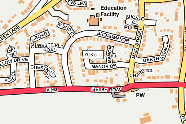 Map of ROBERT WHALEY LTD at local scale