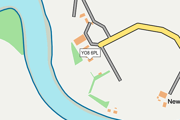 YO8 6PL map - OS OpenMap – Local (Ordnance Survey)