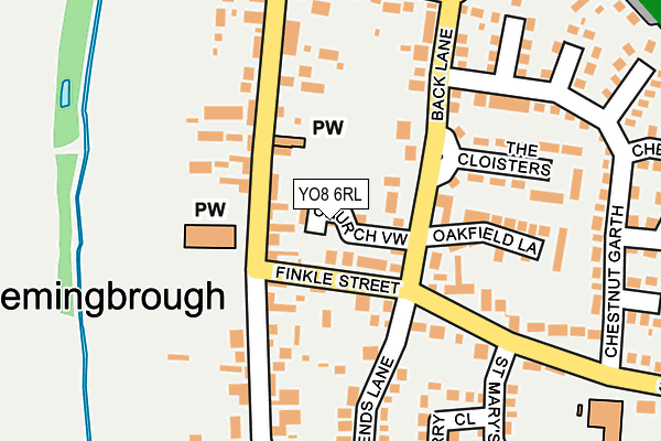 Map of CHURCH VIEW (HEMINGBROUGH) MANAGEMENT COMPANY LIMITED at local scale