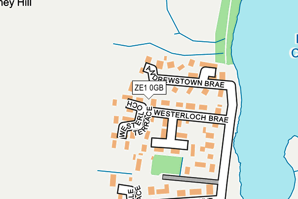 ZE1 0GB map - OS OpenMap – Local (Ordnance Survey)
