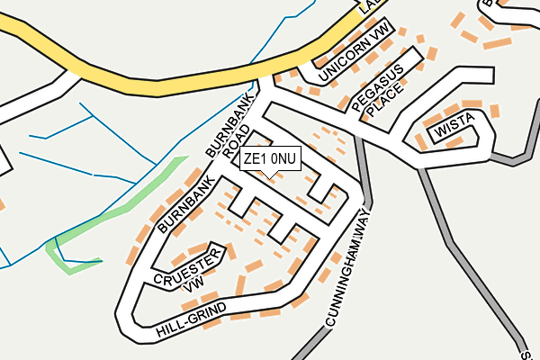 ZE1 0NU map - OS OpenMap – Local (Ordnance Survey)