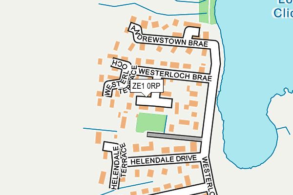ZE1 0RP map - OS OpenMap – Local (Ordnance Survey)