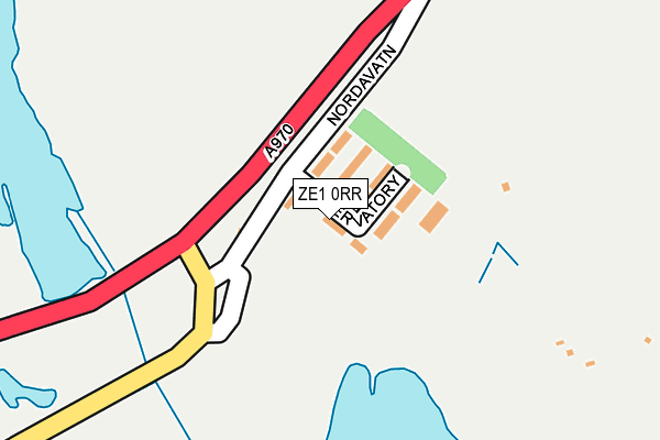 ZE1 0RR map - OS OpenMap – Local (Ordnance Survey)