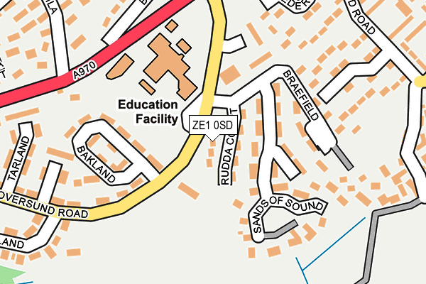 Map of DN ENGINEERING (SHETLAND) LTD at local scale