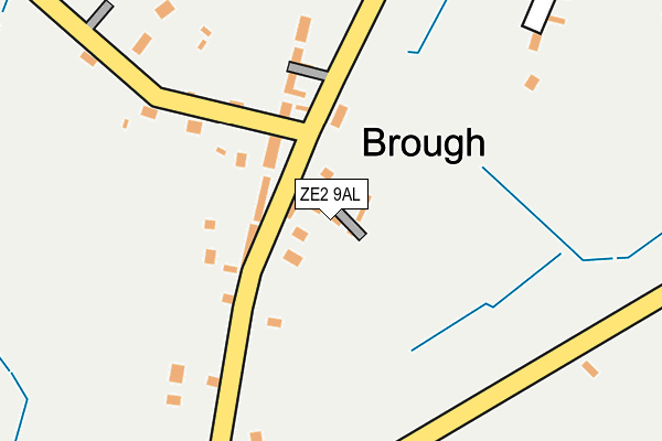 ZE2 9AL map - OS OpenMap – Local (Ordnance Survey)