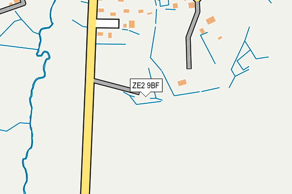 ZE2 9BF map - OS OpenMap – Local (Ordnance Survey)