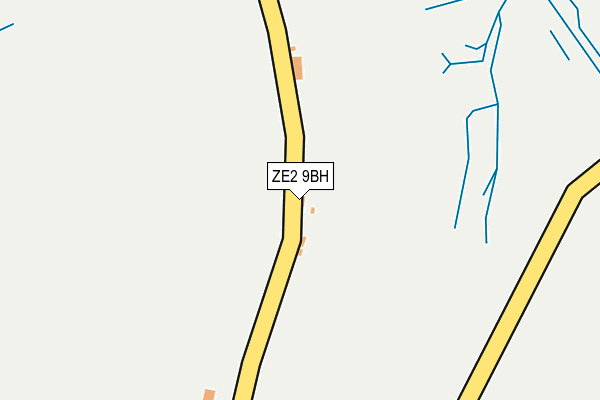 ZE2 9BH map - OS OpenMap – Local (Ordnance Survey)
