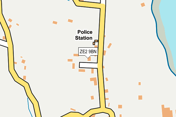 ZE2 9BN map - OS OpenMap – Local (Ordnance Survey)