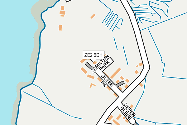 ZE2 9DH map - OS OpenMap – Local (Ordnance Survey)