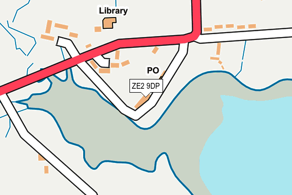 ZE2 9DP map - OS OpenMap – Local (Ordnance Survey)
