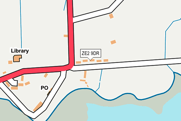 ZE2 9DR map - OS OpenMap – Local (Ordnance Survey)