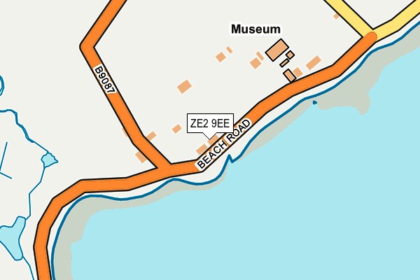 ZE2 9EE map - OS OpenMap – Local (Ordnance Survey)