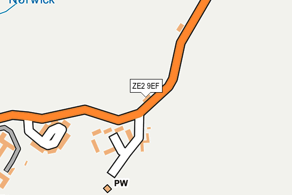 ZE2 9EF map - OS OpenMap – Local (Ordnance Survey)