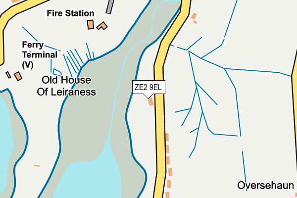 ZE2 9EL map - OS OpenMap – Local (Ordnance Survey)