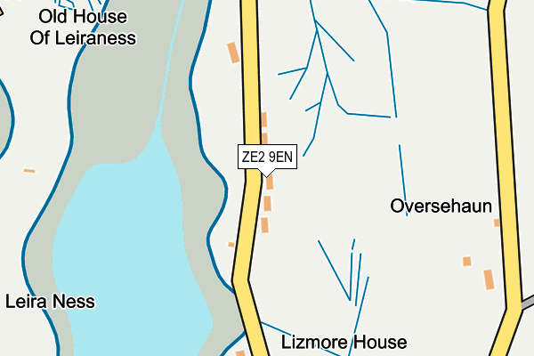 ZE2 9EN map - OS OpenMap – Local (Ordnance Survey)