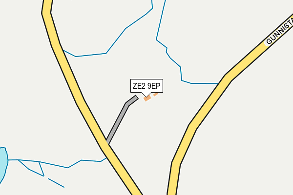 ZE2 9EP map - OS OpenMap – Local (Ordnance Survey)