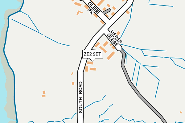 ZE2 9ET map - OS OpenMap – Local (Ordnance Survey)