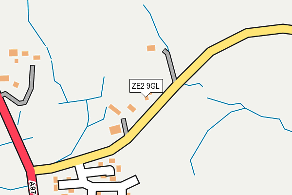 ZE2 9GL map - OS OpenMap – Local (Ordnance Survey)