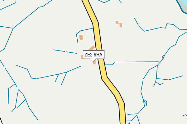 ZE2 9HA map - OS OpenMap – Local (Ordnance Survey)