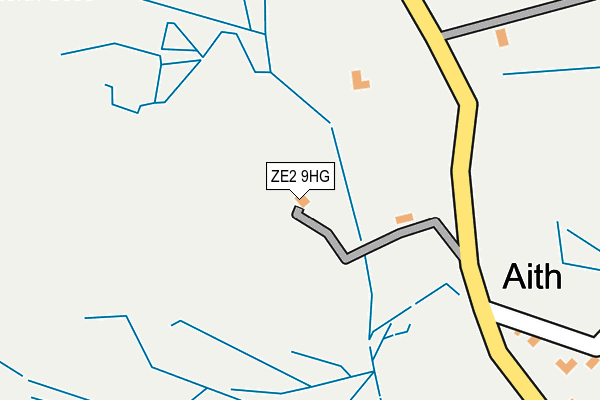 ZE2 9HG map - OS OpenMap – Local (Ordnance Survey)