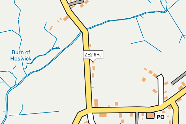 ZE2 9HJ map - OS OpenMap – Local (Ordnance Survey)