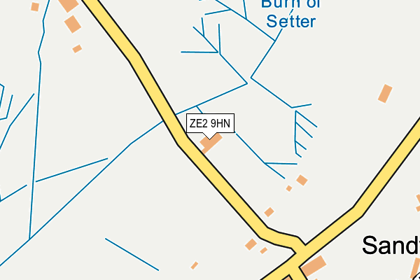 ZE2 9HN map - OS OpenMap – Local (Ordnance Survey)