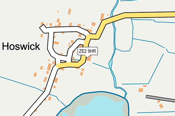 ZE2 9HR map - OS OpenMap – Local (Ordnance Survey)