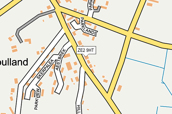 ZE2 9HT map - OS OpenMap – Local (Ordnance Survey)