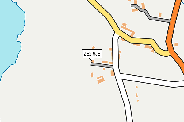 ZE2 9JE map - OS OpenMap – Local (Ordnance Survey)