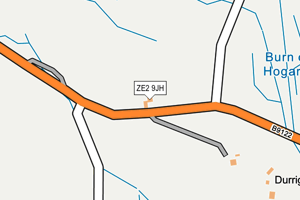 ZE2 9JH map - OS OpenMap – Local (Ordnance Survey)