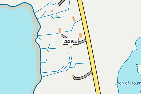 ZE2 9LE map - OS OpenMap – Local (Ordnance Survey)