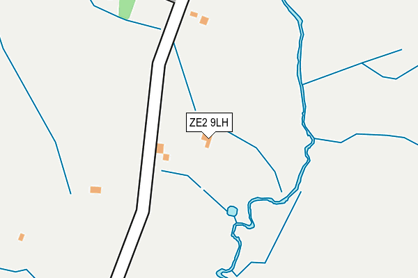 ZE2 9LH map - OS OpenMap – Local (Ordnance Survey)