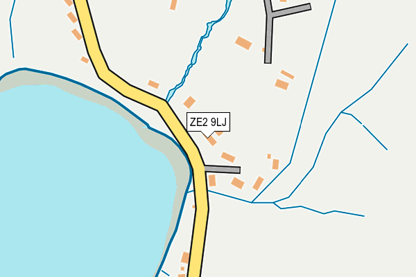 ZE2 9LJ map - OS OpenMap – Local (Ordnance Survey)
