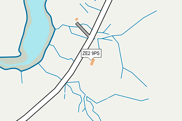ZE2 9PS map - OS OpenMap – Local (Ordnance Survey)