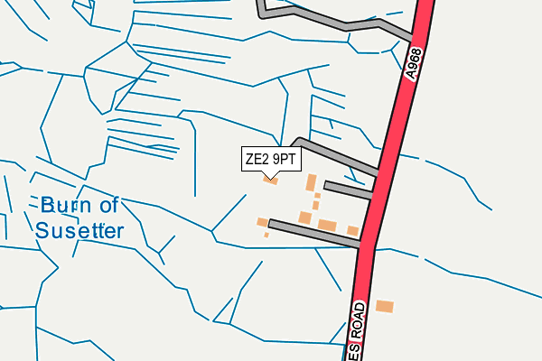 ZE2 9PT map - OS OpenMap – Local (Ordnance Survey)