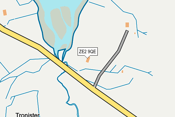 ZE2 9QE map - OS OpenMap – Local (Ordnance Survey)