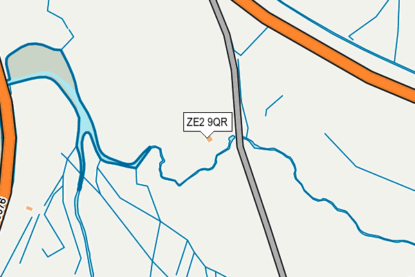 ZE2 9QR map - OS OpenMap – Local (Ordnance Survey)