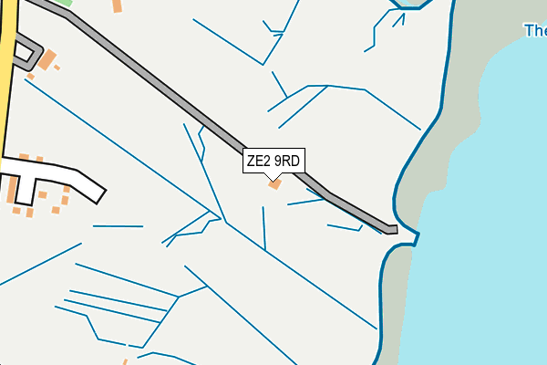 ZE2 9RD map - OS OpenMap – Local (Ordnance Survey)